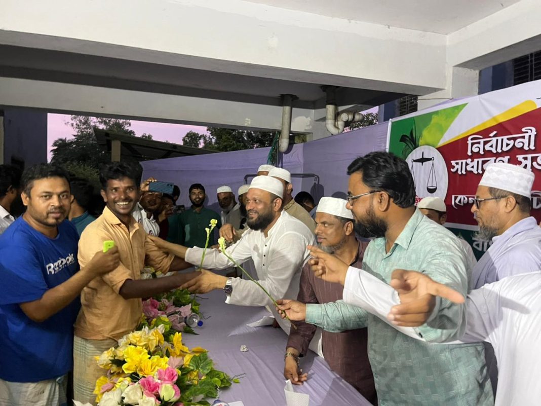 খুরুশকুলে নির্বাচনী সাধারণ সভায় ভিপি বাহাদুর